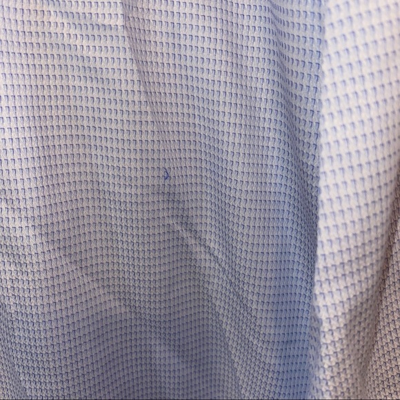 Steven Azzolina Classic Patterned Blue Button Down Dress Shirt - Picture 8 of 8